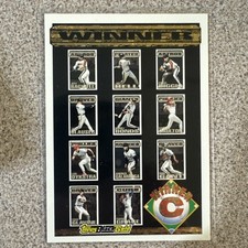 1994 Topps Black Gold Winner Group C Bonds Bagwell Glavine Grace 