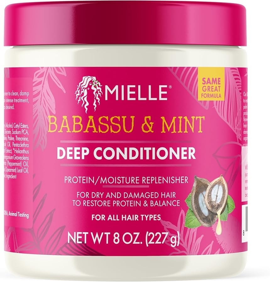 (Free Duty Tax) Mielle Organics Babassu & Mint Deep Conditioner with Protein