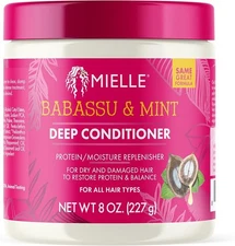 (Free Duty Tax) Mielle Organics Babassu & Mint Deep Conditioner with Protein
