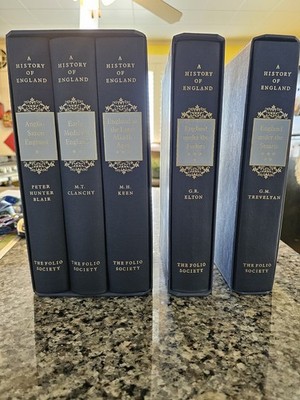 Folio Society A History of England Vol 1-5 Hardcover Box Set