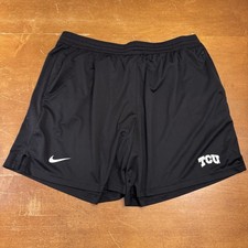 TCU Horned Frogs Shorts Mens 2XL Black Player Issued Football Dri Fit Nike