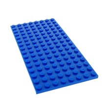 1x Lego Bau Platte 8x16 blau beidseitig bebaubar Wasser 70732 4610354 92438