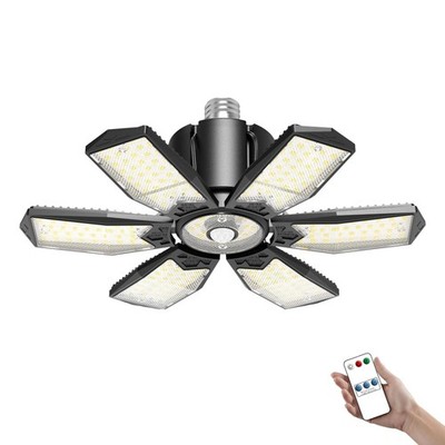 Motion Sensor Garage Light 200W 20000LM, Deformable LED Sensing Shop Lighting...