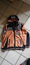 Camp David Hoodie XL orange/dunkelblau mit Pa...