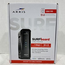 Arris Surfboard SB6190 Cable Modem DOCSIS 3.0 Cox, Spectrum, Xfinity