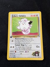 Erika's Clefairy 25/132 Gym Heroes Pokemon 1st Edition Good Condition on eBay
