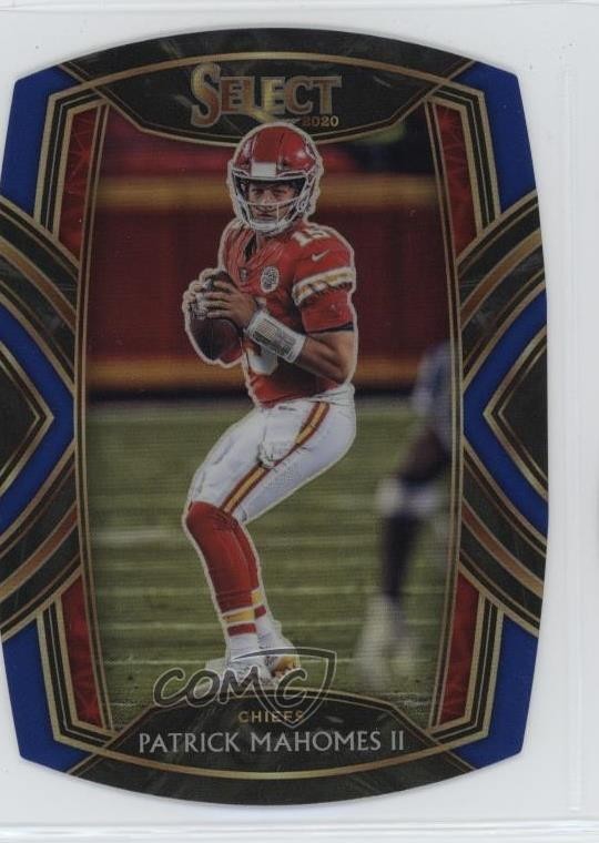 2020 Panini Select Club Level Blue Prizm Die-Cut Patrick Mahomes II #202 1m8i
