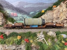 2 Reactor Cores Railcar/Flatcar Load 1:160th - N Scale