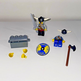 Lego VIKINGS Set 7017 Viking Catapult Versus the Nidhogg Dragon w/ Manual