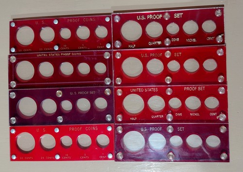 Capital Proof Set Holder (Red)