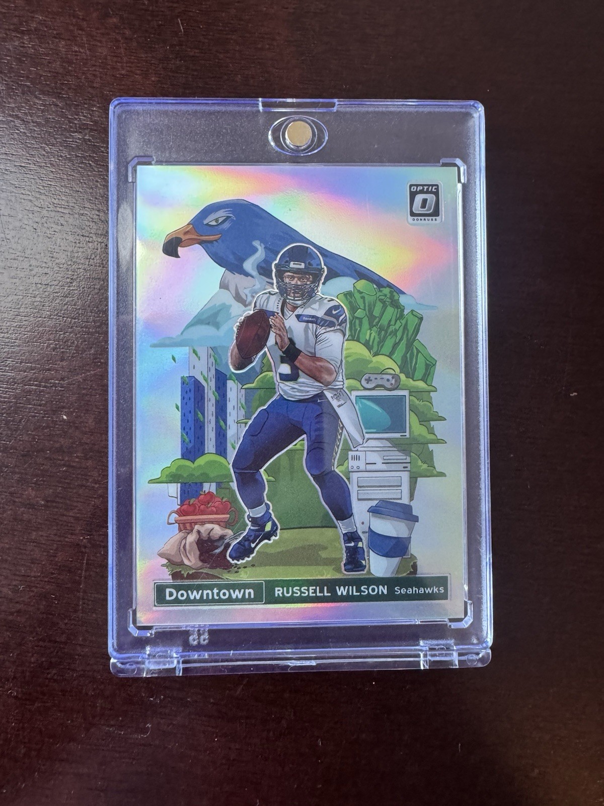 2020 Panini Donruss Optic - Downtown Russell Wilson #DT-7