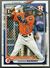 2024 BOWMAN GERMAN RAMIREZ #BP-93 HOUSTON ASTROS PROSPECT 1ST BOWMAN PAPER