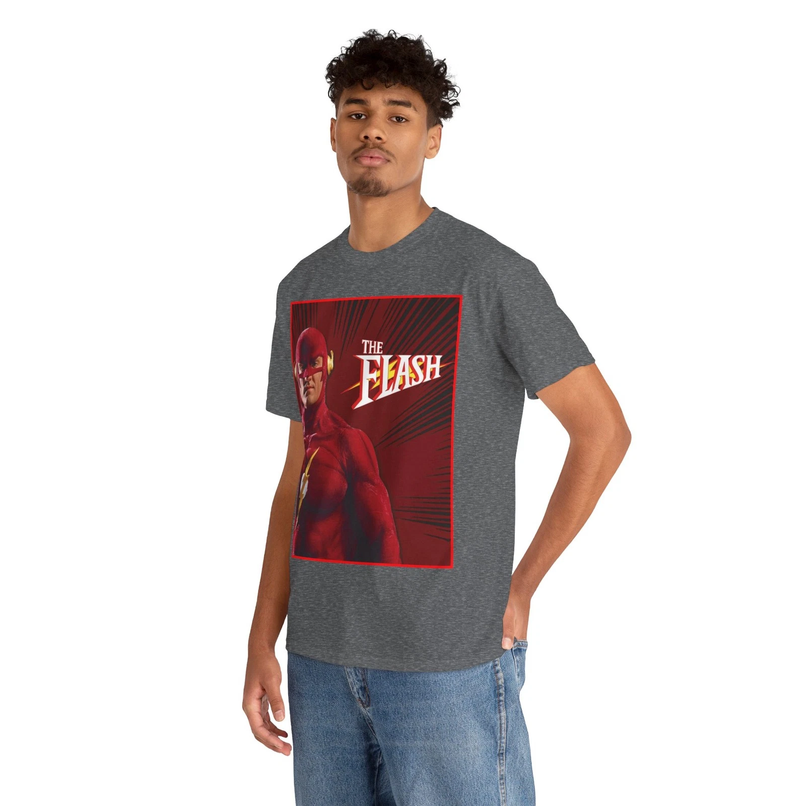 Flash T-Shirt - John Wesley Shipp - DC Comics 1990s TV Series - Barry Allen