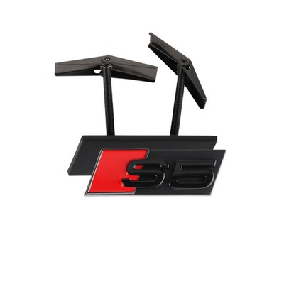 3D ABS Chrom Schwarz Logo Grill Emblem Dekor Auto Kühlergrill