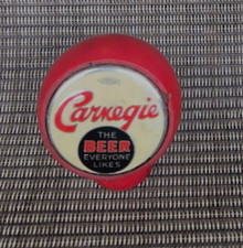 CARNEGIE BEER Round Ball Tap Knob ~ Chartiers Valley Duquesne Pittsburgh PA