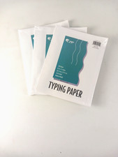 Typing Paper, 8 1/2 x 11 inches, 16 lb. Bond, Medium Weight, 4800 sheets