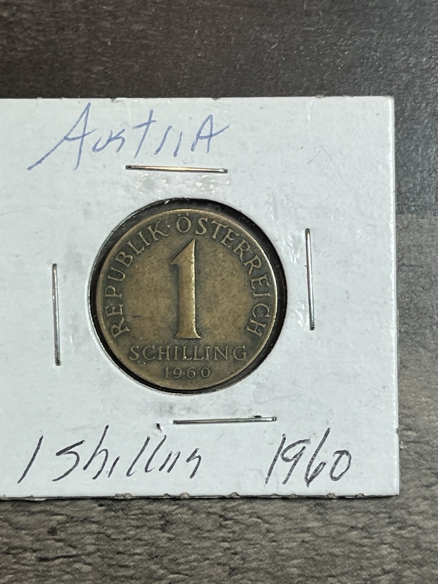 1960 Austria 1 Shilling Coin