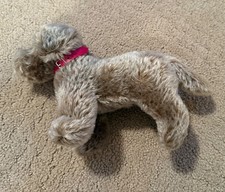 Vintage Steiff Mohair Dog Puppy Germany Plush Toy Bin 25