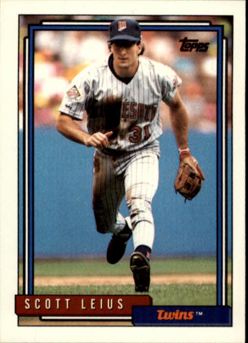 1992 Topps #74 Scott Leius - NM