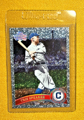 2011 Topps Update Tris Speaker SP Photo Variation Diamond Anniversary US278