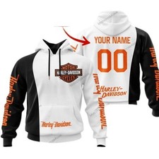 Personalized Harley Racing Davidson 3D Hoodie , Unisex Adults S-5XL
