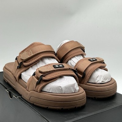 Seichi Sandoru Ichi Sandals Men 11 Taupe Slip On Open Toe Platform Slide Eby2914