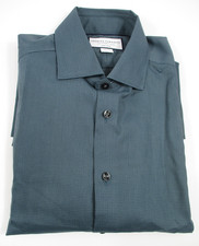 -NWT Charles Tyrwhitt Dark Green Non Iron Classic Fit Men's Shirt Sz 15.5/33in