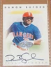 1996 Donruss Leaf Signature Series Damon Buford Silver Auto On-Card Autograph