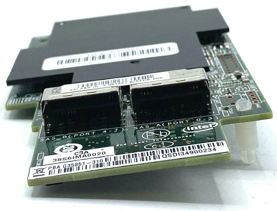 Intel C3A38S6IMA0040 G35851-310 Integrated RAID Module - 6Gbps - 8-Port w/Cables - Image 2 of 3