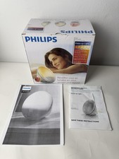 Philips HF3520 Wake Up Light Alarm Clock Radio Colored Sunrise Sunset Simulation