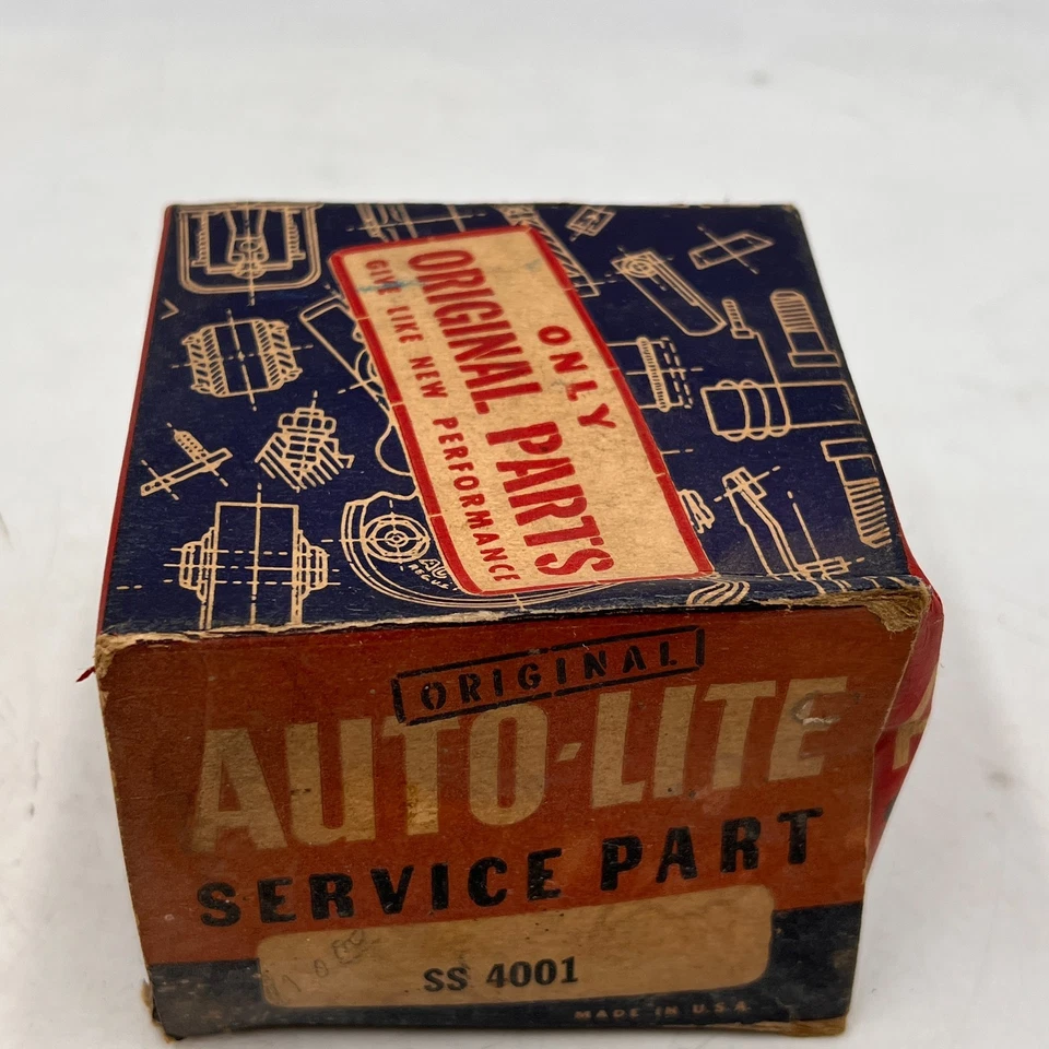 NOS STARTER SOLENOID SWITCH 亲笔签名 Lite SS-4001 适用于包装 WILLYS NASH TERRAPLANE — 第 4/4 张图片