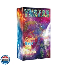 100 YNSZAS RESEALABLE Comic Book Bags and Boards, 7x10.5 Inch | 7.125x10.5 In
