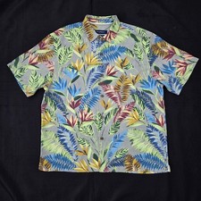 Tommy Bahama Island Zone Silk Camp Shirt Men's XL / TG Hawaiian Button X Large