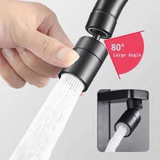 360 Kitchen Faucet Aerator 2 Mode Swivel Tap Sprayer Anti Splash Nozzle