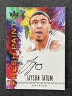 2017-18 Court Kings Jayson Tatum Fresh Paint Level 3 III Rookie RC Auto /100