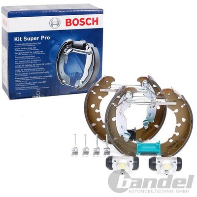 BOSCH BREMSBACKENSATZ KIT SUER PRO HINTEN für CITROEN FIAT PANDA LANCIA PEUGEOT