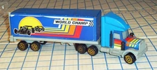 Torco Toys World Champ Race Car Semi Tractor Trailer Transport Truck with Ramp