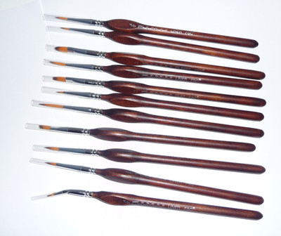 Fuumuui Pinsel Set 11teilig feine Detail Pinsel Acryl Aquarell Miniaturen