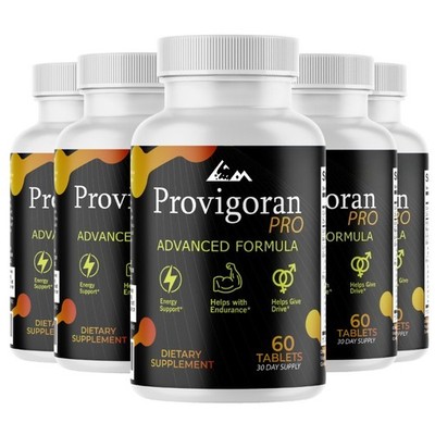 Provigoran Pro Male Performance Maximum Strength Supplement - 5 Bottles