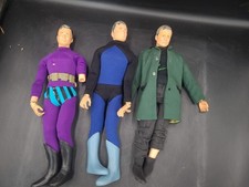 1966 Lot 3 Ideal Toy Captain Action(?) 12 Inch Action Figure. MG