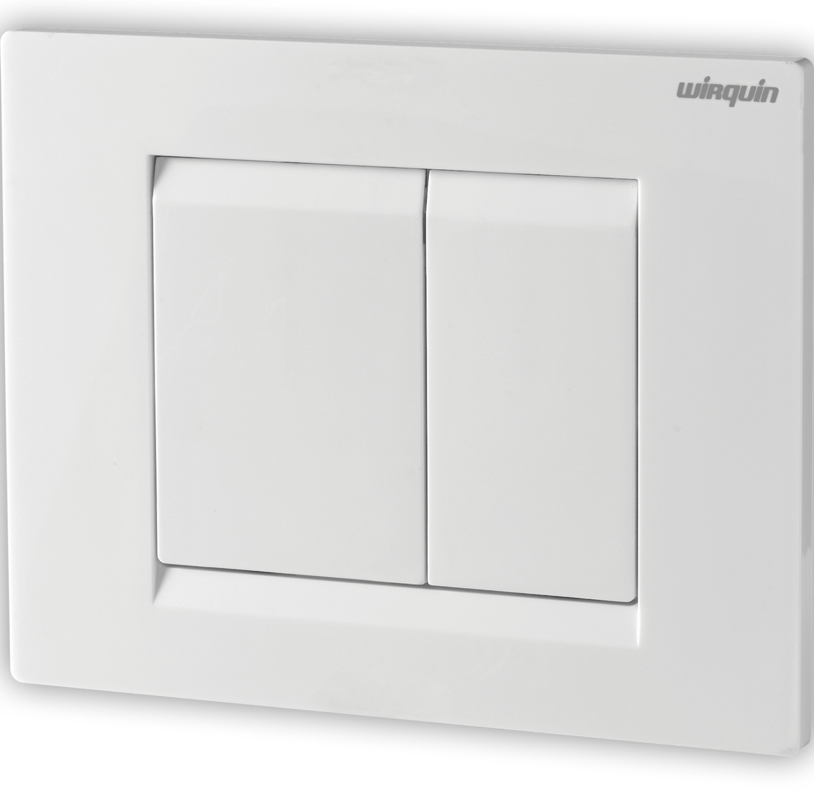 Wirquin ESSENTIAL Dual Flush Plate – White (55720347)