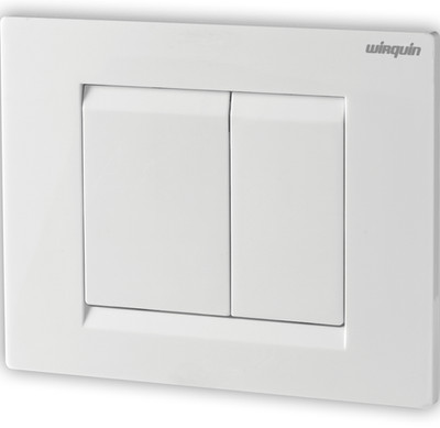 Wirquin ESSENTIAL DUAL Betätigungsplatte - Weiß (55720347)