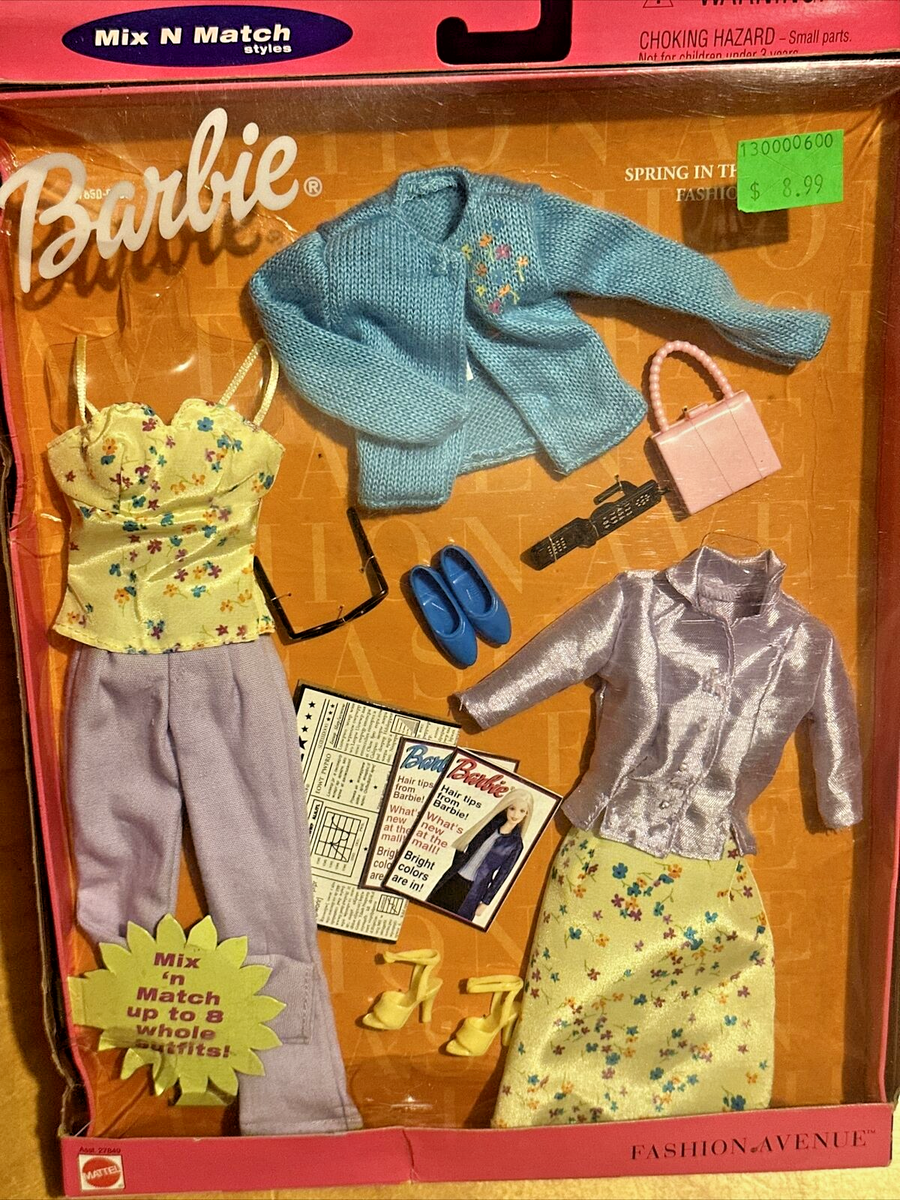 Barbie Fashion Avenue Mix an' Match Spring In The City Mattel