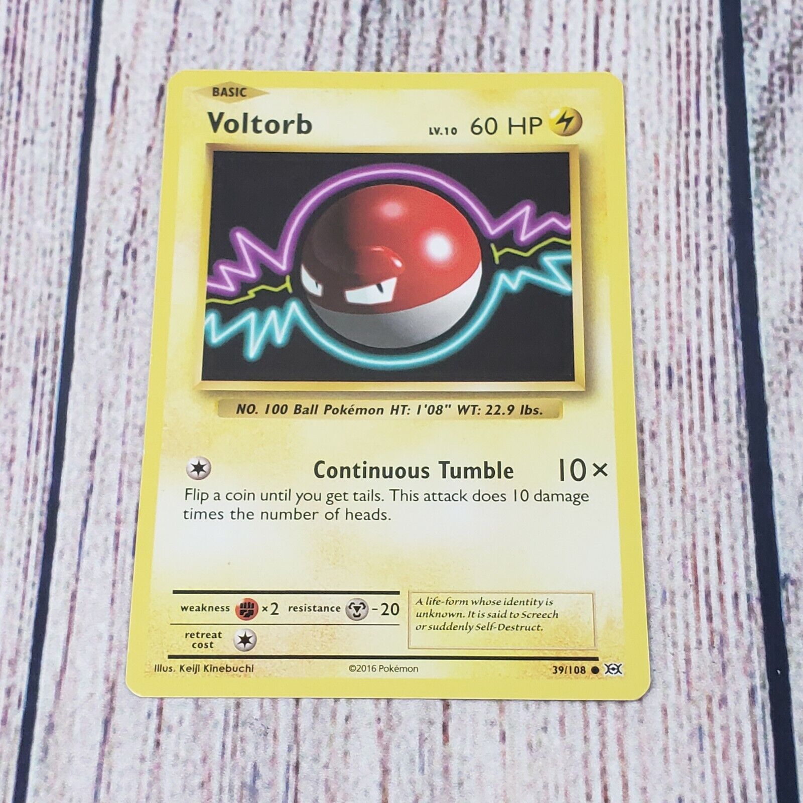 Pokemon XY Evolutions 39/108 Voltorb on eBid United States