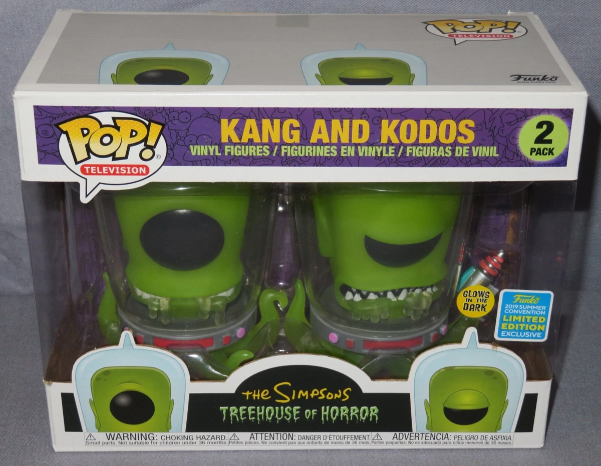 Kang and kodos 2025 funko pop