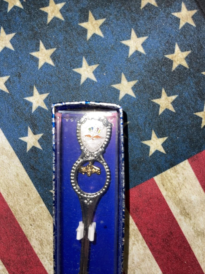 Cuchara de recuerdo vintage Indianapolis, IN Motor Speedway IndyCar 500 IMS IndyCar Foto 3 de 4