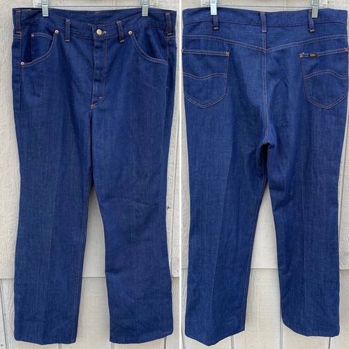 vintage Lee Jeans Lee Rider Boot Cut Flare Talon 42 zipper 38 X 32.5 - Picture 3 of 24