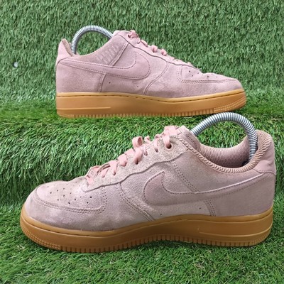 Nike Air Force 1 Low LV8 Beige Suede Gum Sole TrainersSize UK 6.5  AA0287-500 | eBay