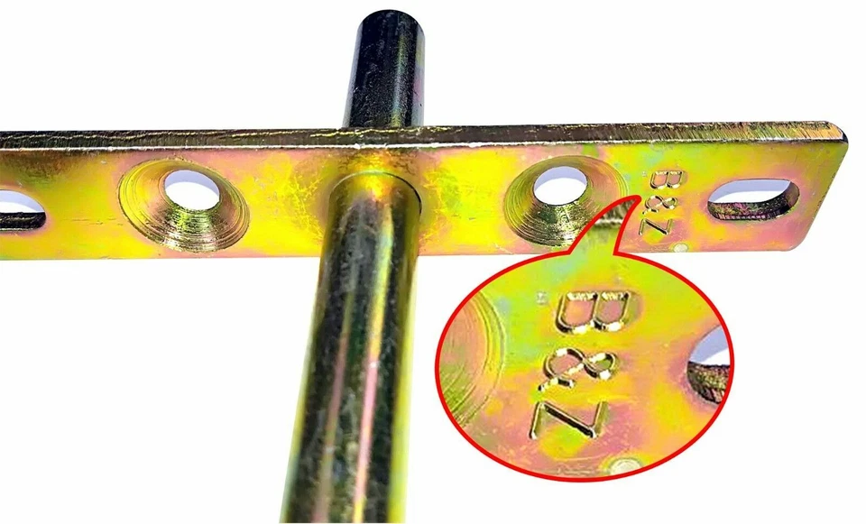 B&Z Concealed Shelf Bracket Floating Hidden Support Screw Mounting Plate 8 sizes - Image 3 of 4