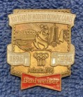 Budweiser, 100 years of modern Olympics, 1896-1996, Enameled clutch back pin — photo 2